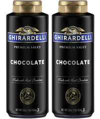 Thumbnail for Ghirardelli Chocolate Sauce, Black Label 16oz Squeeze Bottle (Pack of 2)
