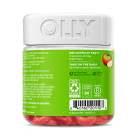 Thumbnail for OLLY Metabolism Gummy Rings, Apple Cider Vinegar, Vitamin B12, Chromium, Energy and Digestive Health, Chewable Supplement, Apple Flavor - 30 Count