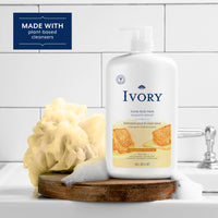 Thumbnail for Ivory Body Wash Gentle, Free of dyes, parabens, and phthalates, Honey Scent, 35 oz