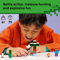 Thumbnail for LEGO Minecraft Steve’s Taiga Adventure Building Toy for Boys & Girls - Video Game Playset & Toy Figures for Kids, Ages 6 + - W/2 Minifigures & 2 Pretend Play Animals - Gift Idea for Birthdays - 21583