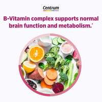 Thumbnail for Centrum Complete Multivitamin Supplement + Hot Flash Support Menopause Support Tablets, with Clinically Studied geniVida, 30 Count