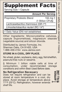 Thumbnail for Jarrow Formulas Fem-Dophilus Vaginal Probiotics 1 Billion CFU with 2 Science-Backed Strains, Dietary Supplement for Vaginal & Urinary Tract Support, 30 Capsules, Up to a 30 Day Supply, Shelf-Stable