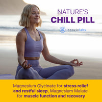 Thumbnail for InnovixLabs Advanced Magnesium Capsules - 150 Ct, 210 mg - Chelated Glycinate and Malate - High Absorption, Promotes Relaxation, Bones, Muscle Health, Vegan Malate Sleep Supplement