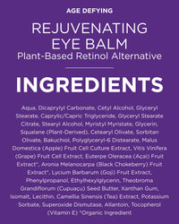 Thumbnail for Andalou Naturals Age Defying Rejuvenating Eye Balm - Plant-Based Retinol Alternative - Gentle, Hydrating Eye Cream With Bakuchiol to Help Reduce Appearance of Wrinkles - 0.45 Oz