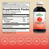 Thumbnail for Dynamic Health Pomegranate Juice Concentrate | No Additives or Preservatives | Antioxidant | 8oz