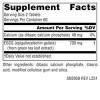 Thumbnail for Source Naturals EGCG, Antioxidant and Thermogenic Activator from Green Tea*, 350 mg - 120 Tablets