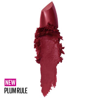 Thumbnail for Maybelline Color Sensational Lipstick, Lip Makeup, Cream Finish, Hydrating Lipstick, Nude, Pink, Red, Plum Lip Color, Plum Rule, 0.15 oz; (Packaging May Vary)