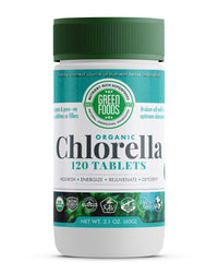 Thumbnail for Green Foods Organic Chlorella 500 Mg, 120 Count