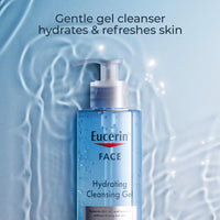 Thumbnail for Eucerin Face Gentle Cleansing Hydrating Cleansing Gel, Daily Face Wash and Makeup Remover with Hyaluronic Acid, 13.5 Fl Oz Bottle