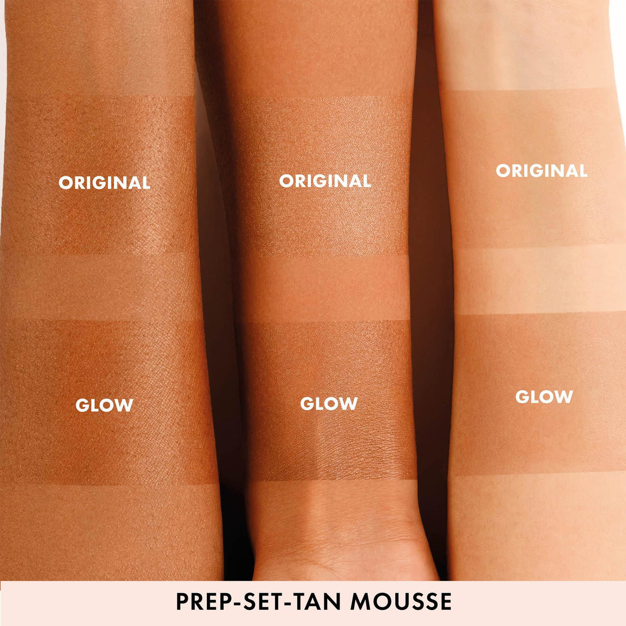 ICONIC LONDON Prep Set Tan Mousse | Long Lasting, Sun Kissed Skin, Bronze Glow, Cruelty-Free, Vegan Makeup, Original
