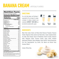 Thumbnail for Isopure Zero Carb 100% Pure Whey Isolate Protein Powder, Lactose Free, Gluten Free, With Vitamins, Banana Cream, 25g Protein Per Serving, 3 Lbs, 44 Servings (Packaging May Vary)