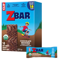 Thumbnail for Zbar - Chocolate Brownie - Soft-Baked Energy Snack Bars - Non-GMO - 11g Whole Grains - USDA Organic Granola Bars (18 Pack)