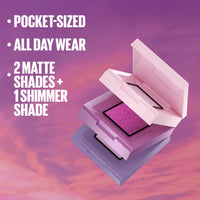 Thumbnail for Maybelline New York Shadow Blocks Shadow Blocks Eyeshadow Palette, Stacked Eye Shadow Trio, 26th & Madison Ave, 0.08 oz