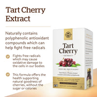 Thumbnail for Solgar Tart Cherry 1000 mg, 90 Vegetable Capsules - Antioxidant with Quercetin, Chlorogenic Acid & Anthocyanins Compounds - Non-GMO, Vegan, Gluten Free, Dairy Free - 90 Servings