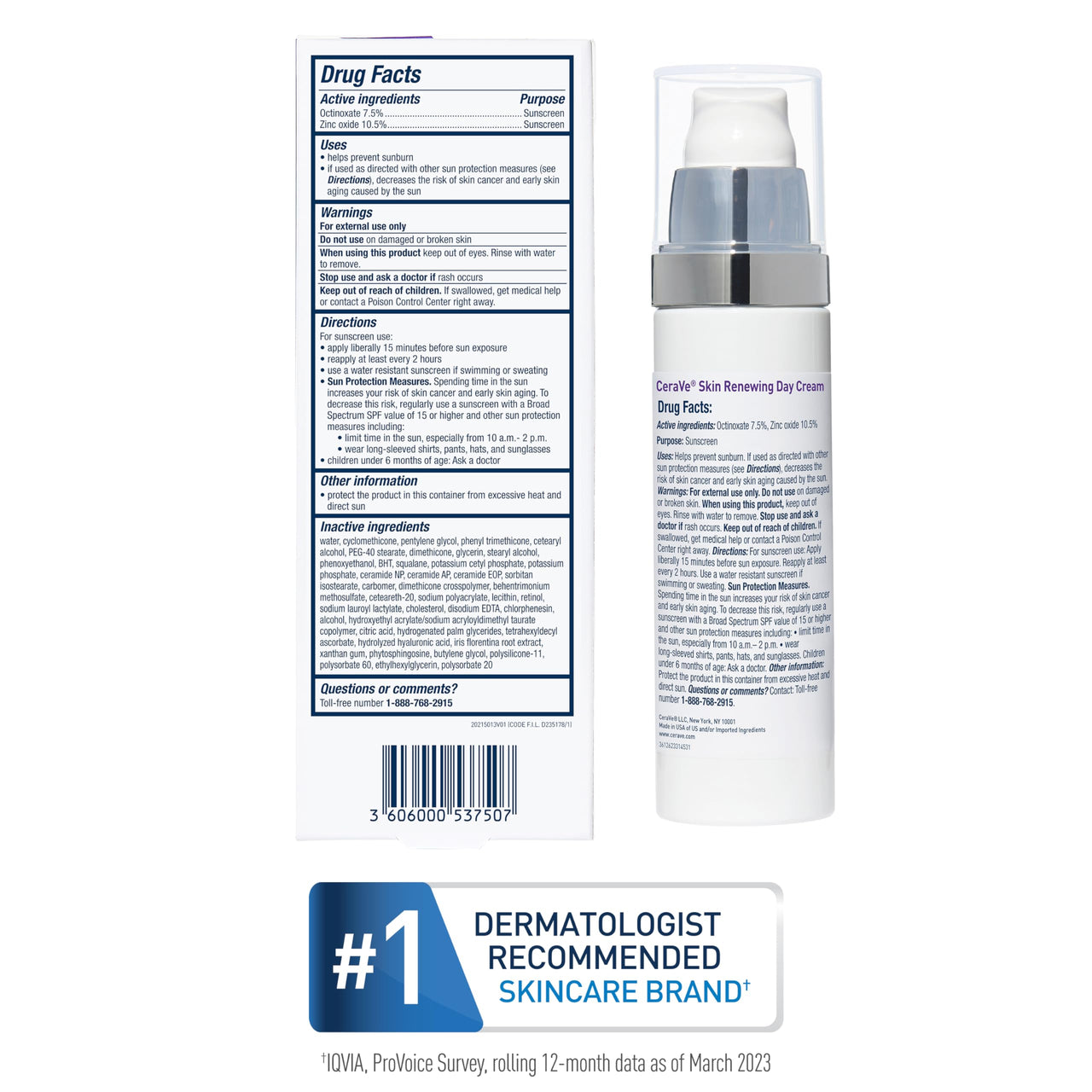 CeraVe Anti-Aging Face Cream SPF 30, Anti-Wrinkle Retinol Cream with Hyaluronic Acid and Ceramides, 1.76 oz