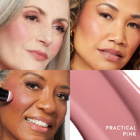 Thumbnail for LAURA GELLER NEW YORK Serum Blush Tint, Lightweight Liquid Blush for Cheeks, Weightless Watercolor Sheer Finish, Practical Pink
