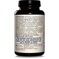 Thumbnail for Jarrow Formulas Methyl B-12 & Methyl Folate, Bioactive Vitamin B9 and Vitamin B12 Supplement, Supports Cellular Energy Production, Healthy Brain Function & Metabolism, 60 Chewable Tablets, 60 Servings