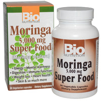 Thumbnail for Bio Nutrition Moringa Oleifera Superfood Supplement 5000mg 90 Vegetarian Capsules | Nutrient Dense | High in Antioxidants | Includes Quercetin | Promotes Strong Digestive Health | Immune Boost