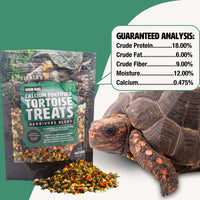 Thumbnail for Fluker's Grub Bag Calcium Fortified Tortoise Treats, All Natural Herbivore Blend Fruits and Vegetables, for Tortoise and Herbivore Pets, 4 oz