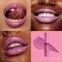 Thumbnail for NYX PROFESSIONAL MAKEUP Butter Gloss, Non-Sticky Lip Gloss - Merengue (Pink Lilac)