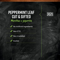 Thumbnail for Frontier Co-op Peppermint Leaf, Cut and Sifted Leaves, Kosher | 16 Ounce (Pack of 1)
