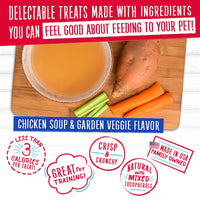 Thumbnail for Charlee Bear Chicken Soup & Garden Veggie Dog Treats 16 oz. bag