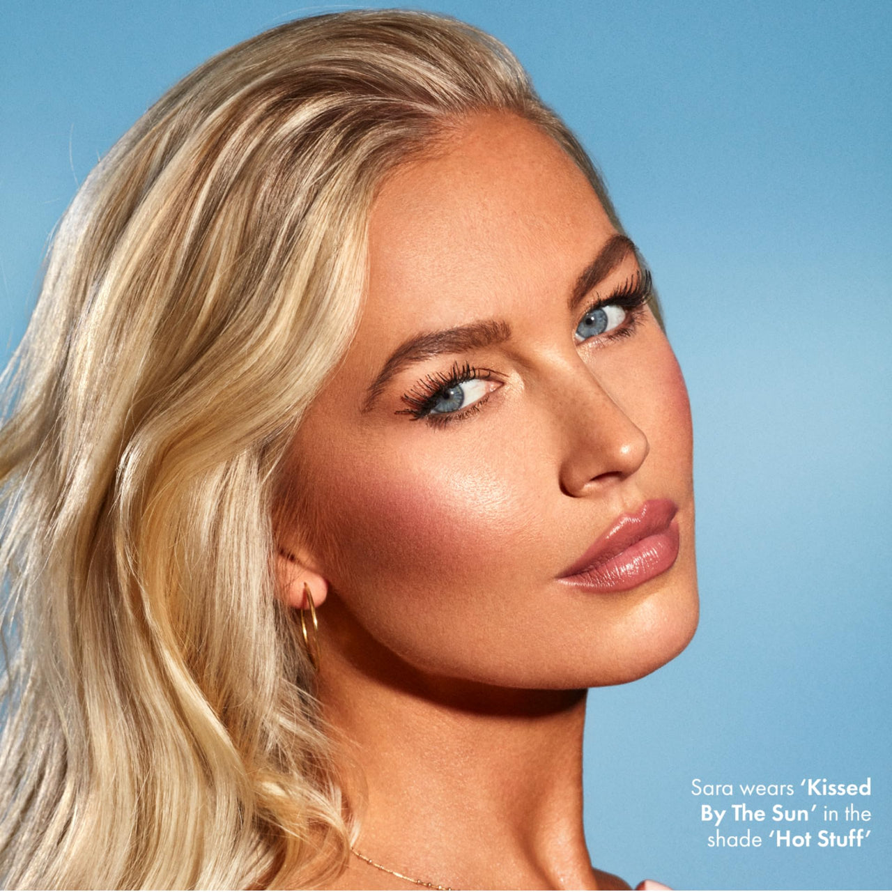 ICONIC LONDON Kissed by the Sun | Multi-Use Blush, Bronzer, & Highlighter, For All Skin Types, Cruelty-Free, Vegan Makeup, (Hot Stuff) 0.17 oz