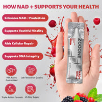Thumbnail for zooone- NAD+ Supplement 30pcs, Premium Nicotinamide Riboside & Resveratrol, DNA Repair & Healthy Aging? Advanced NAD Supplement for Men & Women, Boosts Cellular Energy.