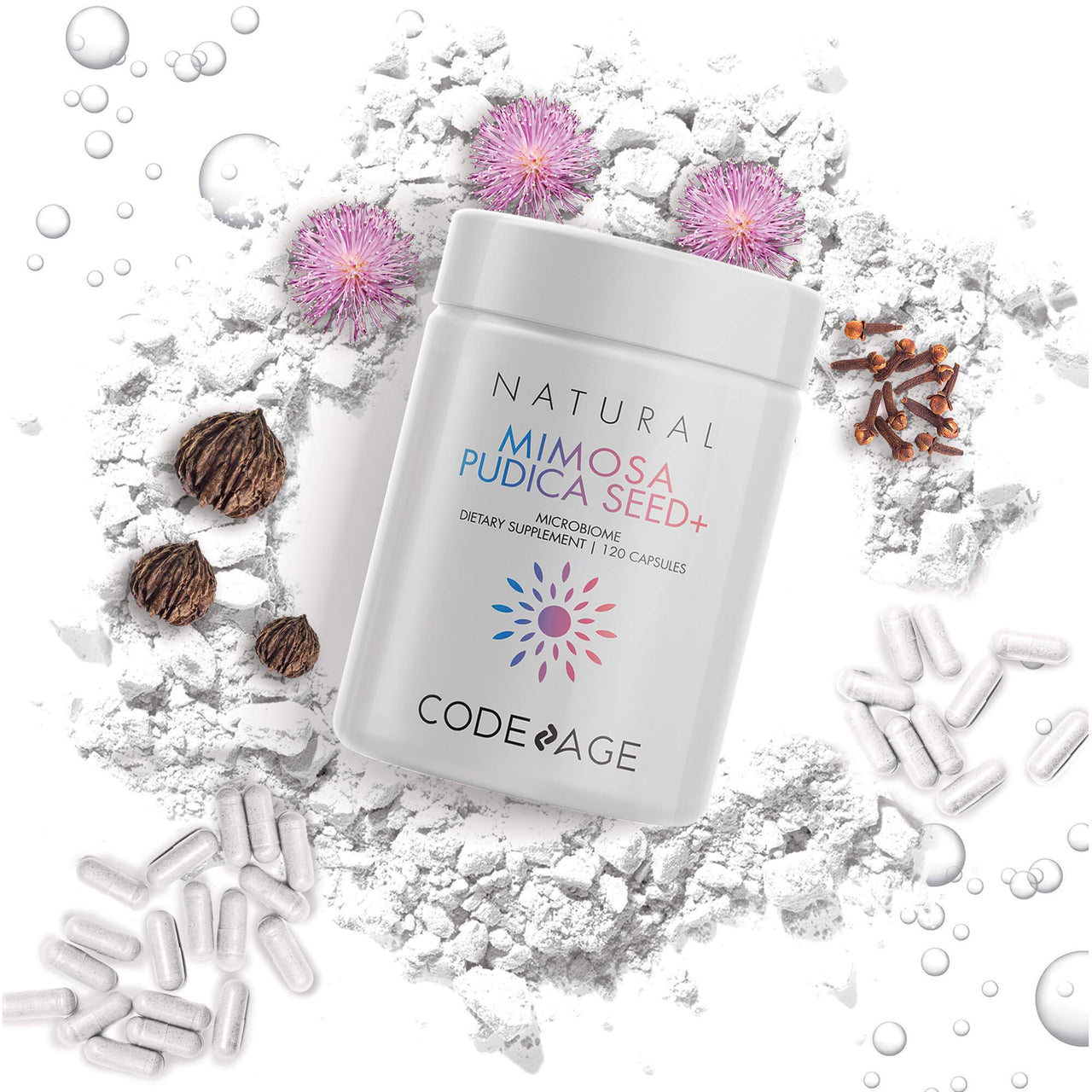 Codeage Organic Mimosa Pudica Seed Capsules - Mimosa Pudica Seeds Supplement - Black Walnut, Cloves, Vidanga, Neem, BioPerine - All in One - Sensitive Plant Pills - Non-GMO & Vegan - 2 Pack