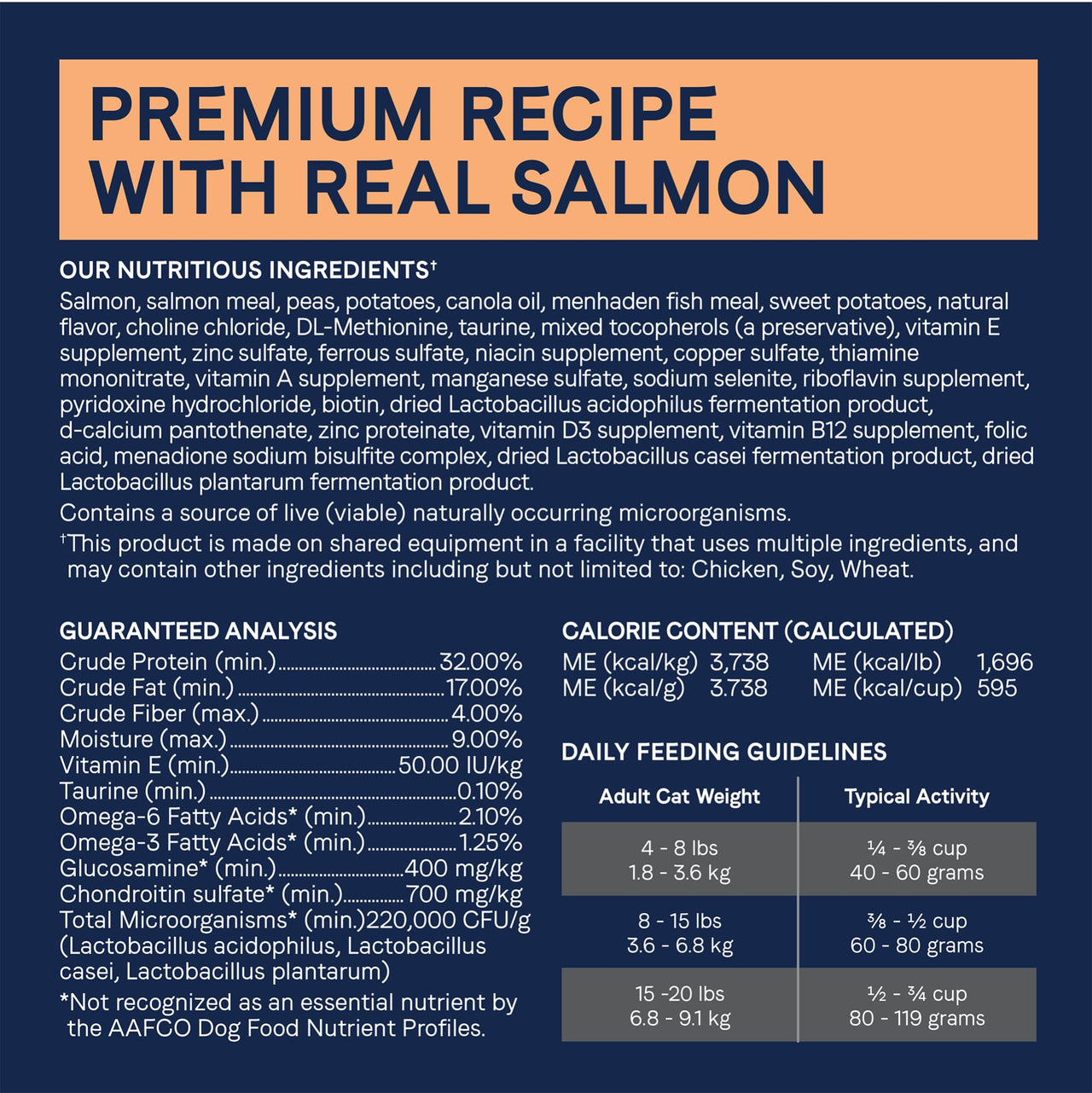 Canidae Pure Limited Ingredient Premium Dry Cat Food, Real Salmon Recipe, 5 lbs, Grain Free
