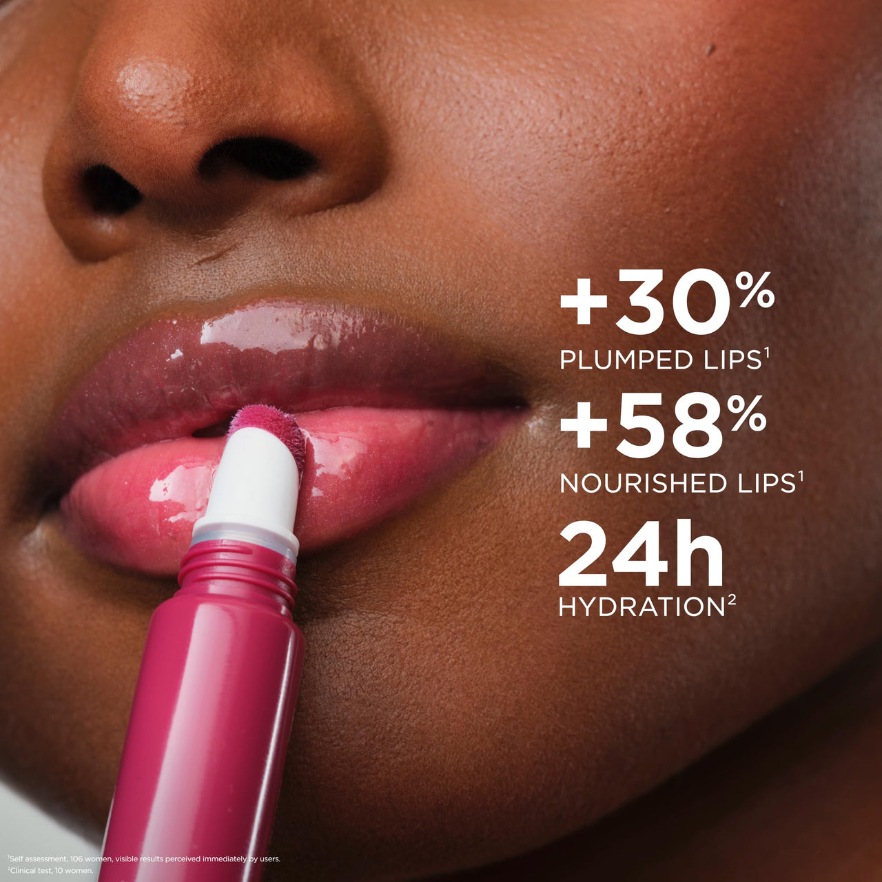 Clarins Natural Lip Perfector| 0.35 Ounces, 08 - Plum Shimmer