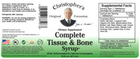 Thumbnail for Christopher's Original Formulas Complete Tissue and Bone Syrup – Traditional Herbal Blend to Support Bones, Tissue & Cartilage, Liquid Botanical Formula, 16 oz