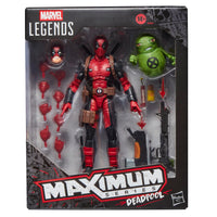 Thumbnail for Marvel Legends Maximum Series Deadpool, Deluxe Deadpool Comics Collectible 6-Inch Action Figure with 24 Accessories Including X-Force’s Doop