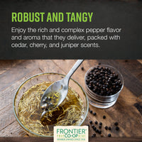 Thumbnail for Frontier Co-op Black Peppercorns Whole, 1lb Bulk Bag - Tellicherry Black Pepper - Organic Peppercorns for Grinder Refill, Cooking, Pickling, and More | 16 Ounce (Pack of 1)