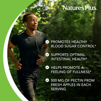 Thumbnail for NaturesPlus Apple Pectin - 500 mg, 180 Tablets - Natural Fiber Supplement - Vegetarian, Gluten Free - 180 Servings