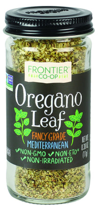 Thumbnail for Frontier Co-op Oregano Leaf, 0.38 Ounce Jar, Great On Pizza, Italian & Mexican Fare, Kosher