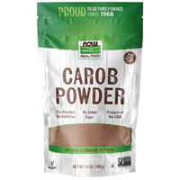 Thumbnail for NOW Foods, Carob Powder, Dry Roasted, Additive-Free, Nutritious Substitute for Chocolate, 12-Ounce (Packaging May Vary)