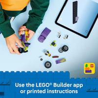 Thumbnail for LEGO City Hot Rod Race Car Building Toy for Kids - Pretend Play Set for Boys & Girls, Ages 5+ - Toy Car W/Racecar Driver Minfigure - Gift Idea for Birthdays - 60485