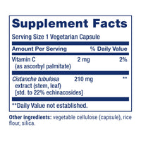 Thumbnail for Life Extension Standardized Cistanche, C. tubulosa, Vitamin C, Immune Support, Blood Pressure Support, Cardiovascular Health, Healthy Aging, Gluten Free, Non-GMO, Vegetarian, 30 Capsules