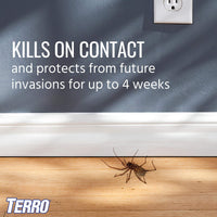Thumbnail for TERRO T2302-6 Spider Killer Spray for Indoors and Outdoors - Kills Spiders, Ants, Roaches, Scorpions, Ticks, Silverfish, and Other Insects