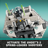 Thumbnail for LEGO Star Wars Ahsoka Ghost and Phantom II Spaceship Toy - Star Wars Building Toys Set for Kids, Boys & Girls, Ages 10+ - Gifts for Birthdays - 5 Minifigures - 75357