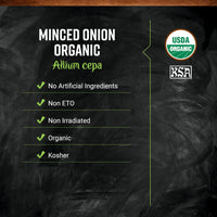Thumbnail for Frontier Co-op Certified Organic White Minced Onion, 1-Pound Bulk, Warm, Sweet, Salty Flavor For Stews & Soups, Kosher