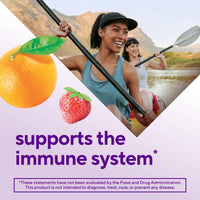 Thumbnail for Vitafusion Power Zinc Gummy Vitamins, Strawberry Tangerine Flavored Immune Support (1), 90 Count