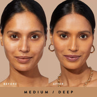 Thumbnail for LAURA GELLER NEW YORK Quench-n-Tint Hydrating Foundation - Medium/Deep - Sheer to Light Buildable Coverage - Natural Glow Finish - Lightweight Formula with Hyaluronic Acid