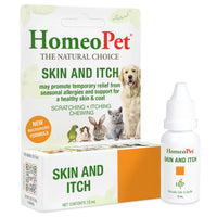 Thumbnail for HomeoPet Skin and Itch, Safe and Natural Itch Relief for Dogs and Cats, Coat and Skin Soother for Pets, 15 Milliliters