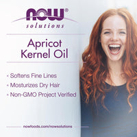 Thumbnail for NOW Foods Solutions, Apricot Kernel Oil, Hair Moisturizer, Rejuvenating Skin Oil, Softens Fine Lines, 16-Ounce