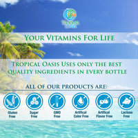 Thumbnail for Tropical Oasis–Premium Liquid Glucosamine Chondroitin & MSM- Liquid Joint Support Formula 1500mg Glucosamine, 800mg Chondroitin, & 500mg MSM - 16 Fl Oz
