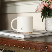 Thumbnail for COLLECTIVE HOME - Monogram Ceramic Mugs, 15 oz Golden Initial Coffee Cups, Elegant Alphabet Tea Mugs, Elegant Personalized Mug with Gift Box, Luxurious Cups for Office and Home (s)
