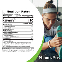 Thumbnail for NaturesPlus Organic Paleo Protein - 1.49 lbs, 20 g Protein, Vegan Protein Powder - Unflavored, Unsweetened - Certified Organic High Protein Energy Protein - Vegetarian, Gluten-Free - 15 Servings