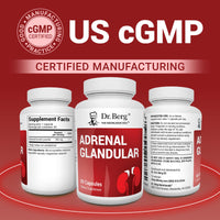 Thumbnail for Dr. Berg Adrenal Glandular - Hormone Balance Formula That Supports Healthy Adrenal Function - Adrenal Support Supplement - 60 Capsules